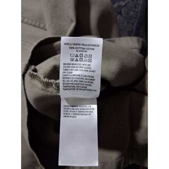 Lucky Brand Womens size Large Utility Work Grungecore Chore Military Jacket - Picture 8 of 11
